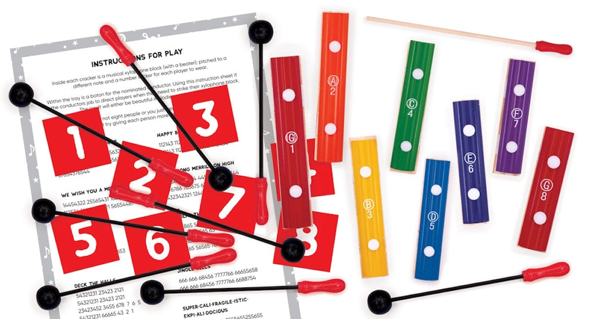 Musical Xylophone Game Christmas Crackers