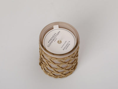French Connection Candles & Diffusers Bergamot and Jasmine Rattan Scented Candle