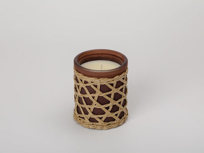 French Connection Candles & Diffusers Black Cherry and Cedarwood Rattan Scented Candle