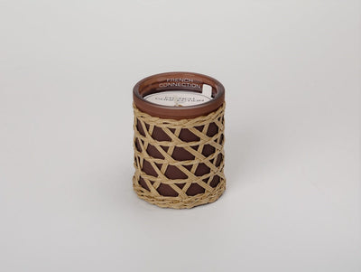 French Connection Candles & Diffusers Black Cherry and Cedarwood Rattan Scented Candle