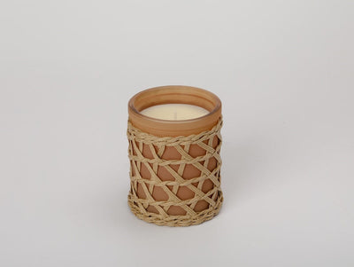 French Connection Candles & Diffusers Cedarwood and Citrus Rattan Scented Candle