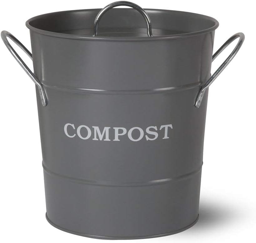 Garden Trading Kitchen Accessories Charcoal Grey Compost Bucket