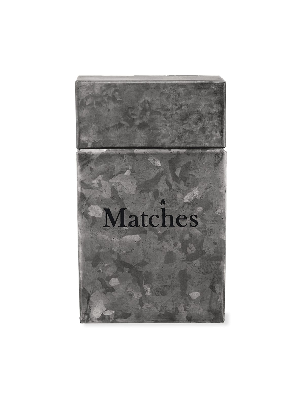 Garden Trading Home accessories Galvanised Grey Steel Match Box Holder