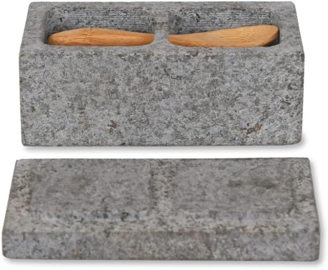 Garden Trading Kitchen Accessories Granite Salt & Pepper Pinch Pot