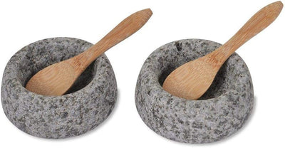 Garden Trading Kitchen Accessories Set of 2 Granite Salt & Pepper Pots