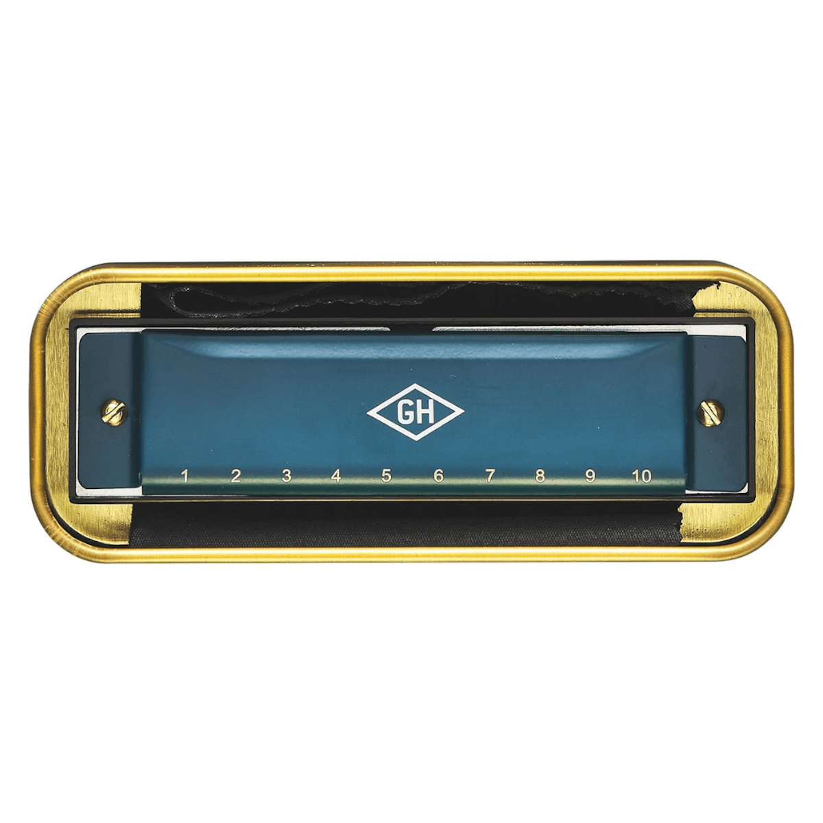 Gentlemen's Hardware Novelty Gifts Campfire Harmonica in Gift Tin