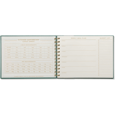 Gentlemen's Hardware Stationery Colour Block Ring Bound Meal Planner
