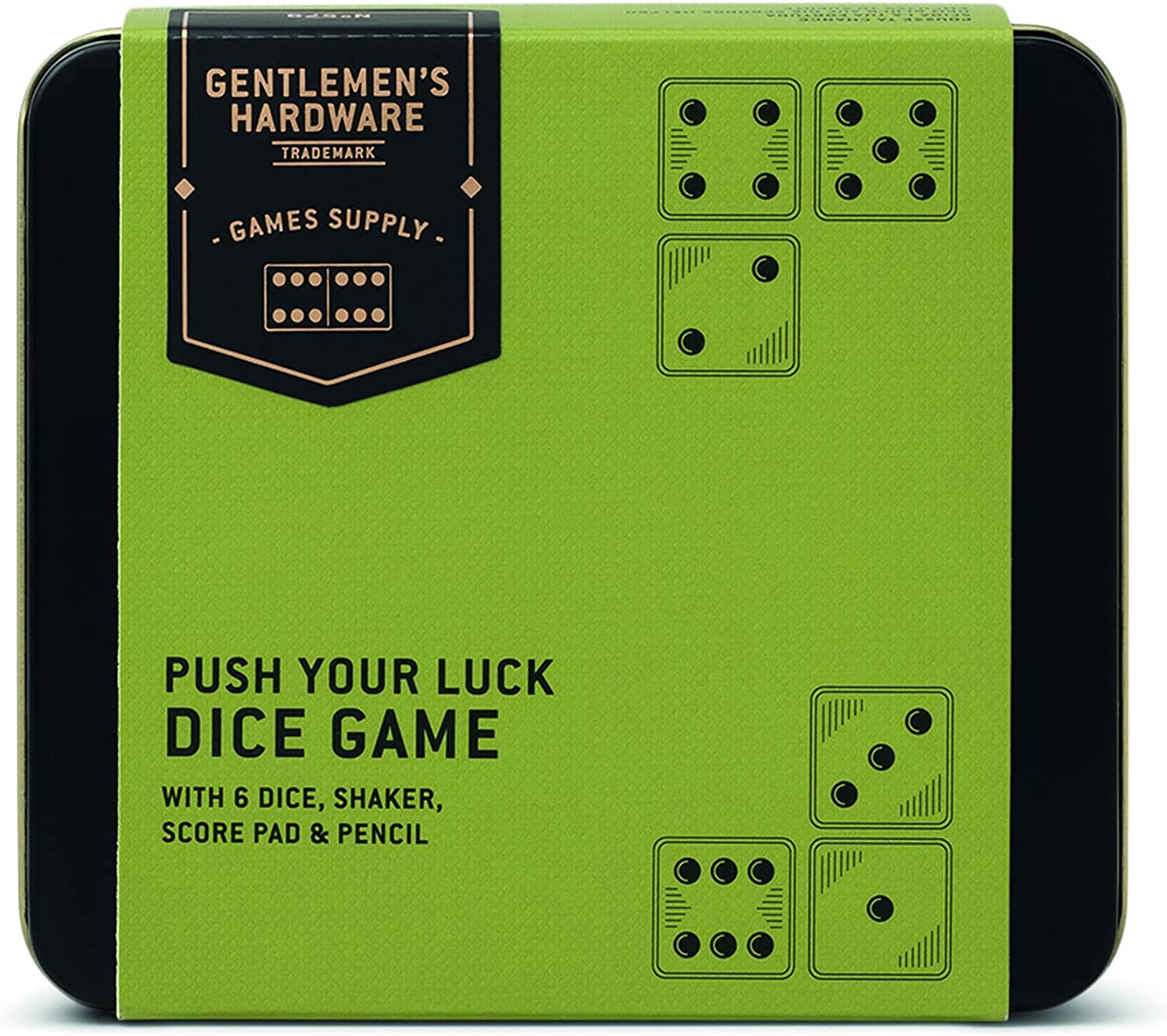 Gentlemen's Hardware Games Push Your Luck Dice Game