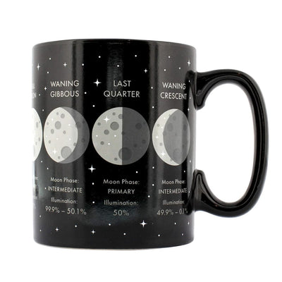 Ginger Fox Mugs & Drinkware Moon Phases Heat Changing Mug