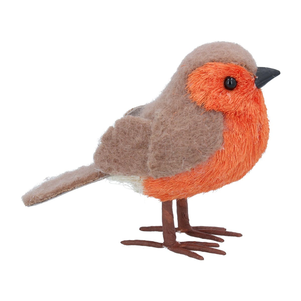 Gisela Graham Christmas Christmas Decorations Bristle Robin Christmas Ornament