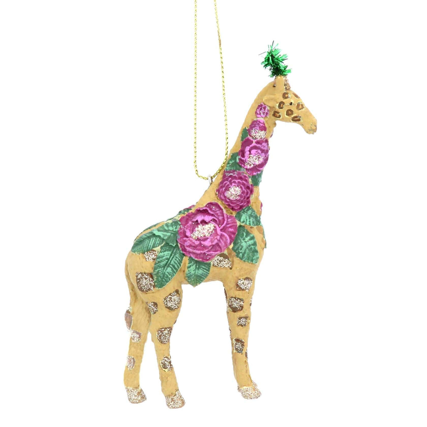 Gisela Graham Christmas Christmas Decorations Carnival Giraffe Christmas Tree Decoration