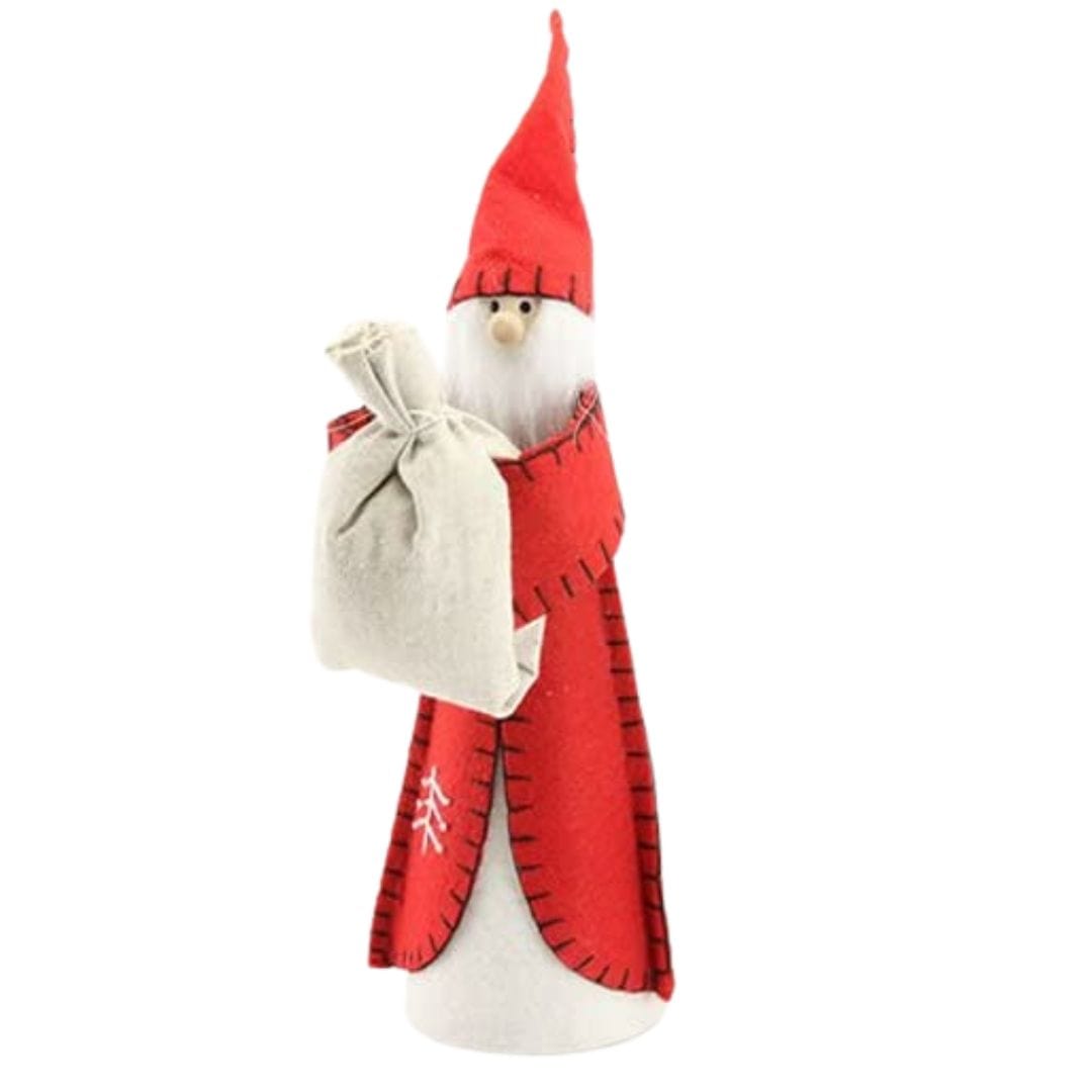 Gisela Graham Christmas Christmas Decorations Felt Santa Christmas Tree Topper