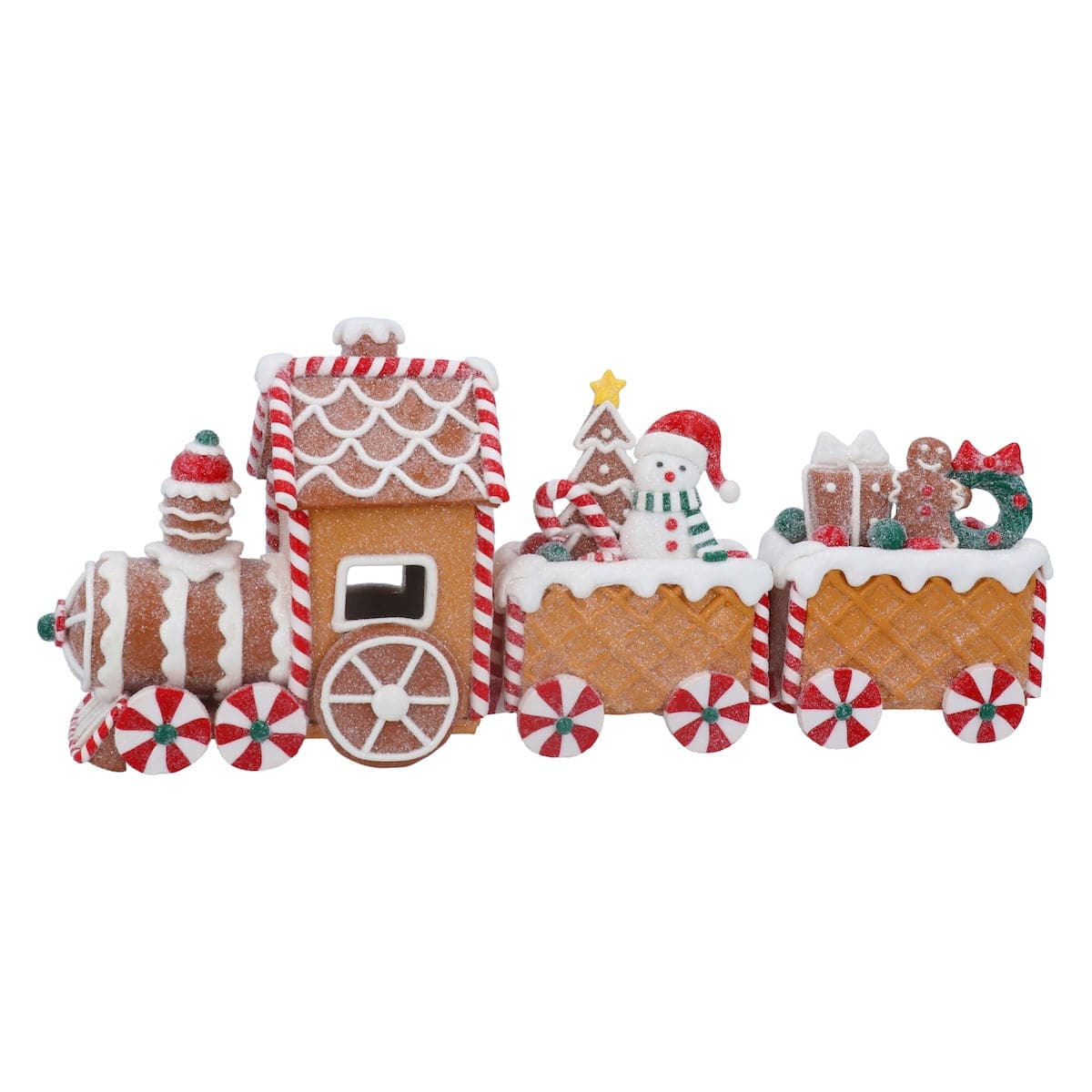 Gisela Graham Christmas Christmas Decorations Gingerbread Train Christmas Decoration