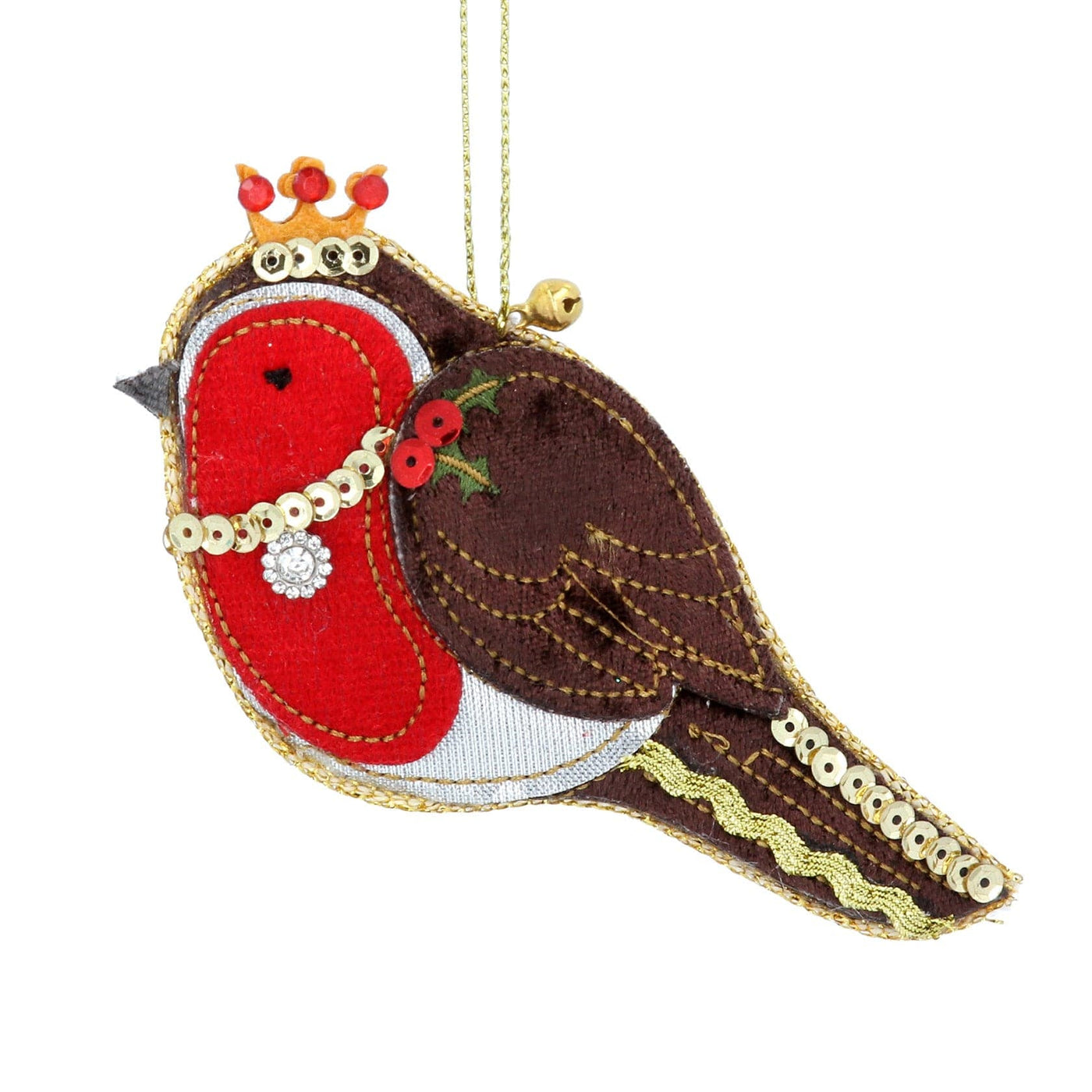 Luxe Robin Christmas Tree Decoration