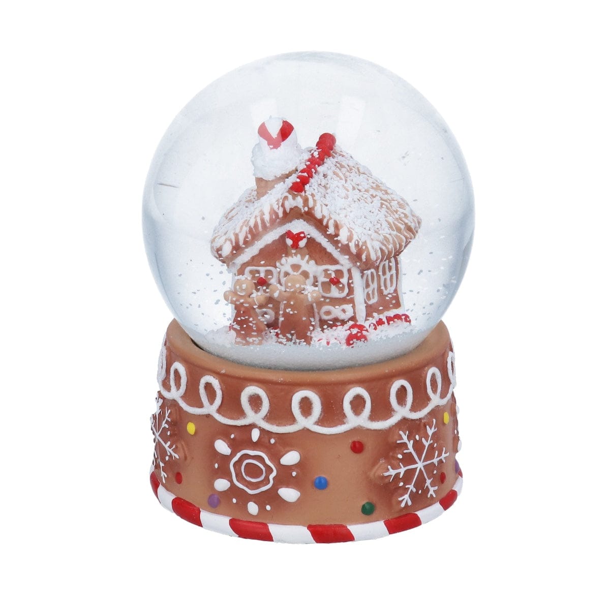 Gisela Graham Christmas Christmas Decorations Musical Gingerbread House Christmas Snow Globe