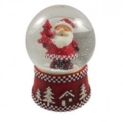 Nordic Santa Christmas Snow Globe Decoration