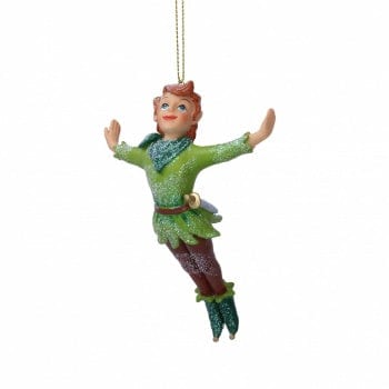 Gisela Graham Christmas Christmas Decorations Peter Pan Resin Hanging Christmas Tree Decoration