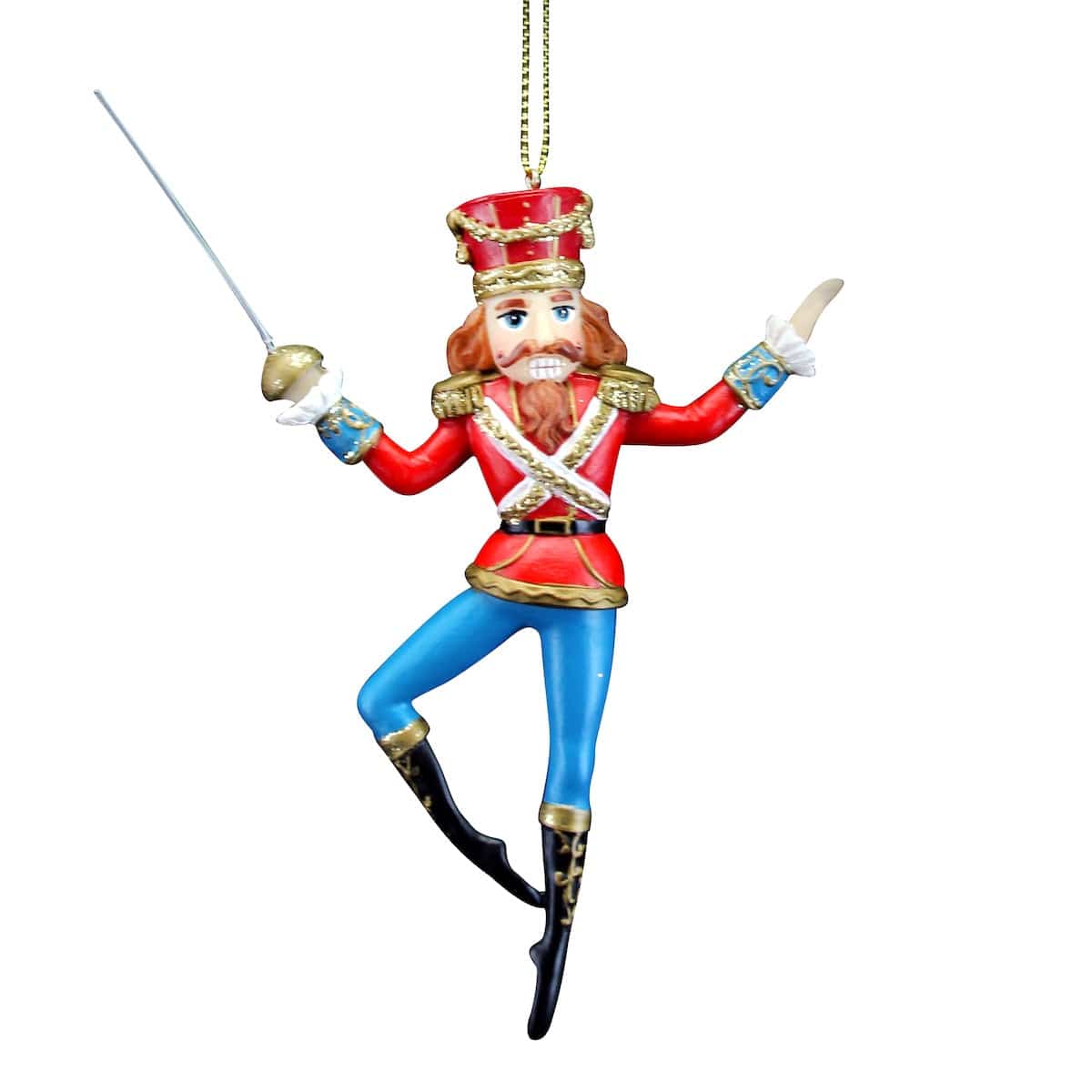 Gisela Graham Christmas Christmas crackers Resin Nutcracker Christmas Tree Decoration