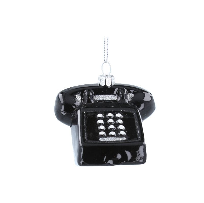 Gisela Graham Christmas Christmas Decorations Retro Telephone Christmas Tree Decoration