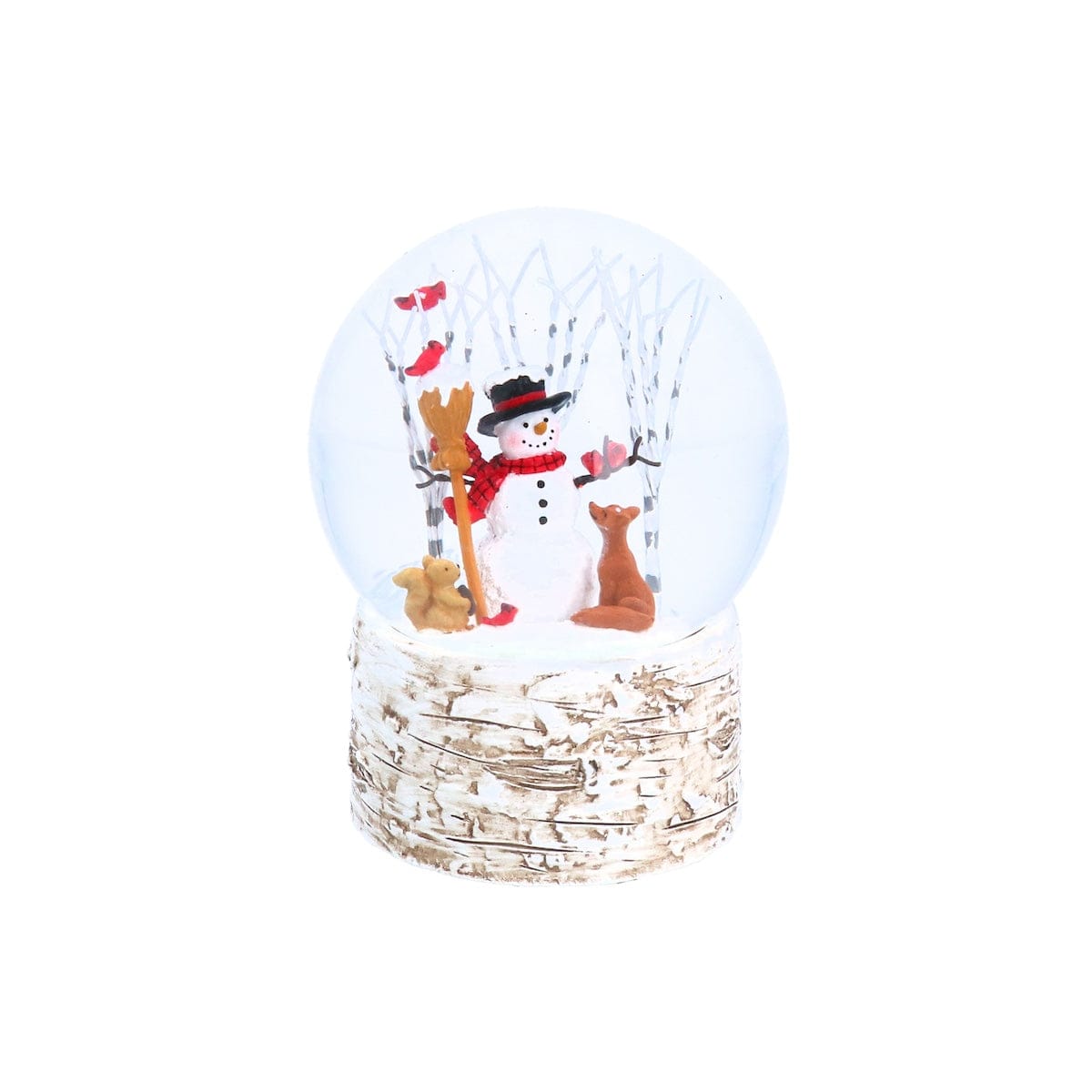 Snowman Woodland Design Musical Christmas Snow Globe