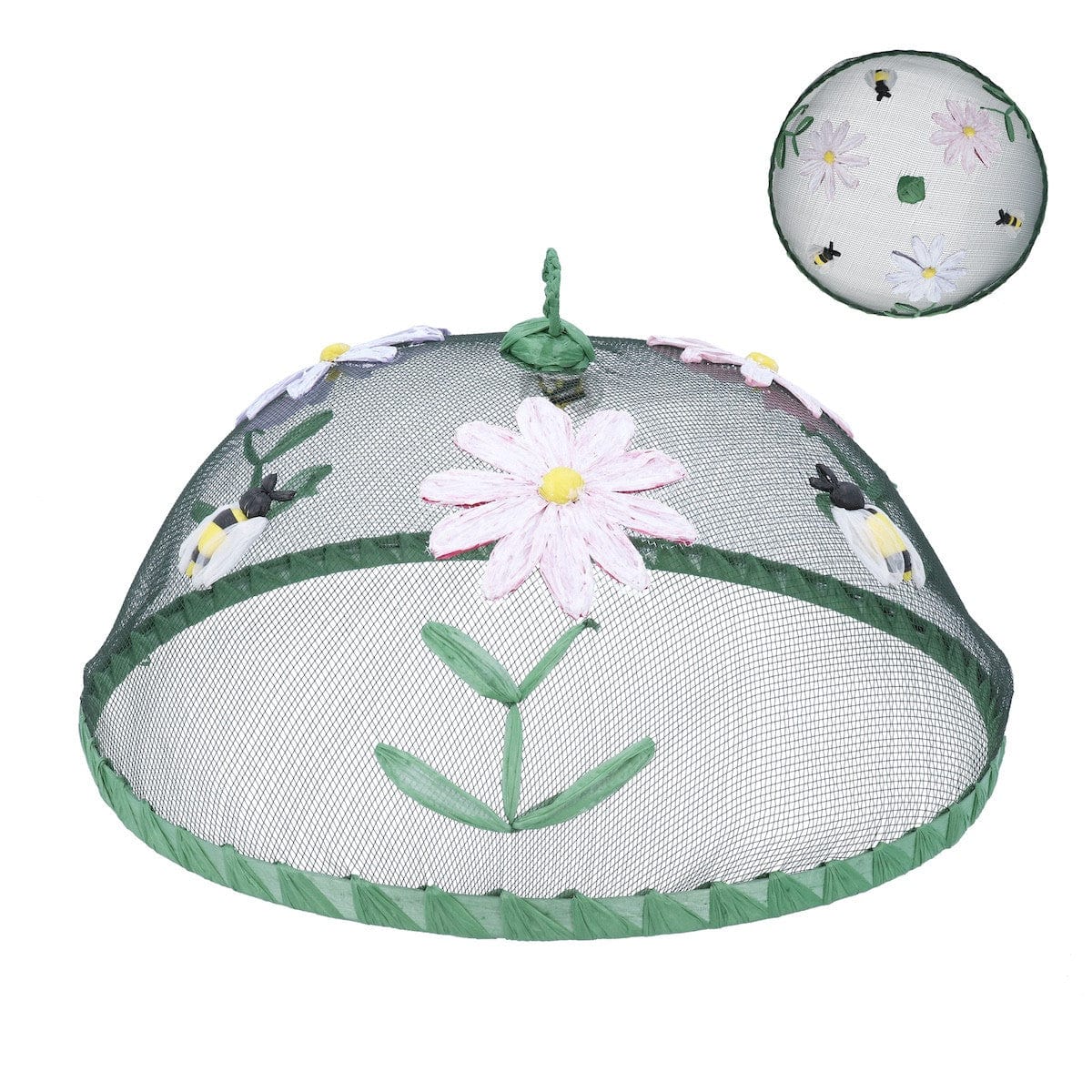 Gisela Graham Home accessories Daisy and Bee Design Mesh Food Cover