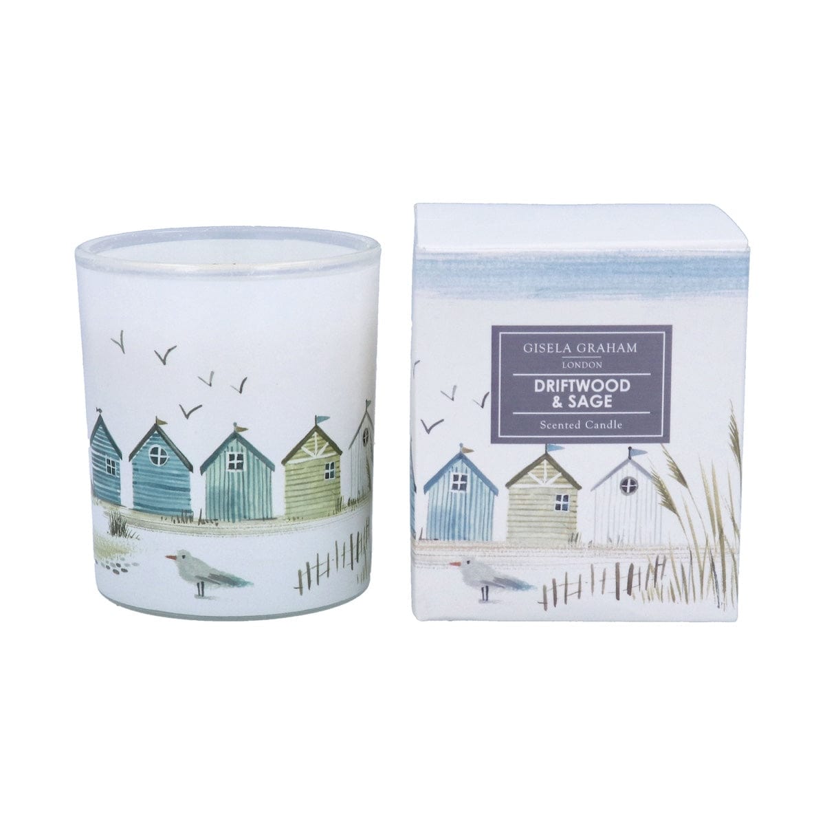 Gisela Graham Candles Driftwood and Sage Scented Candle
