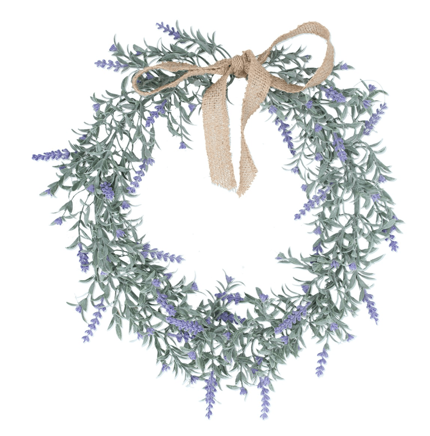 Gisela Graham Easter easter wreath Rustic Lavender Wreath Decoration