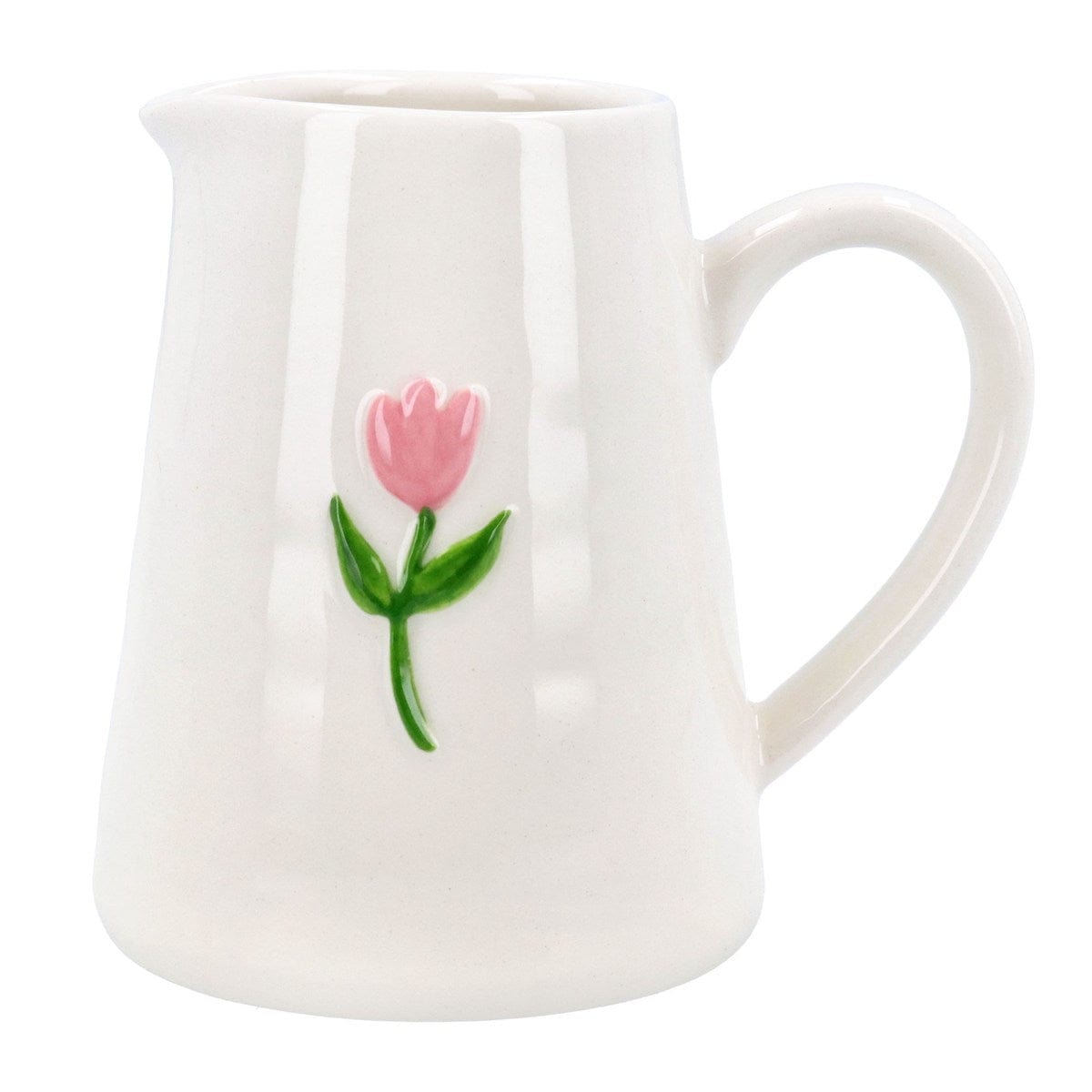 Gisela Graham Easter Jugs Tulip Design Stoneware Jug