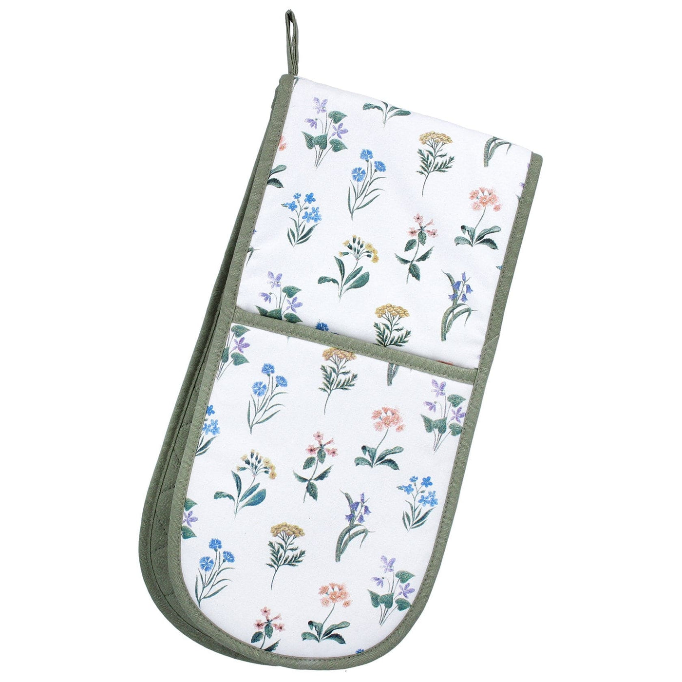 Gisela Graham Easter Ovenglove Wild Flower Design Oven Glove