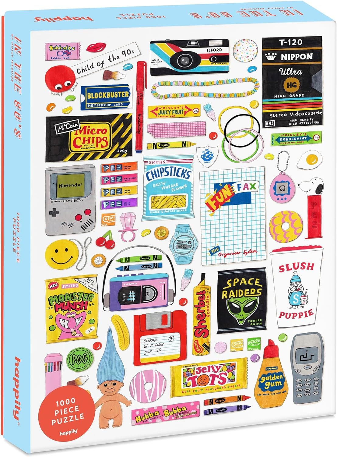 Happily Novelty Gifts In The 90's 1000 Piece Jigsaw Puzzle