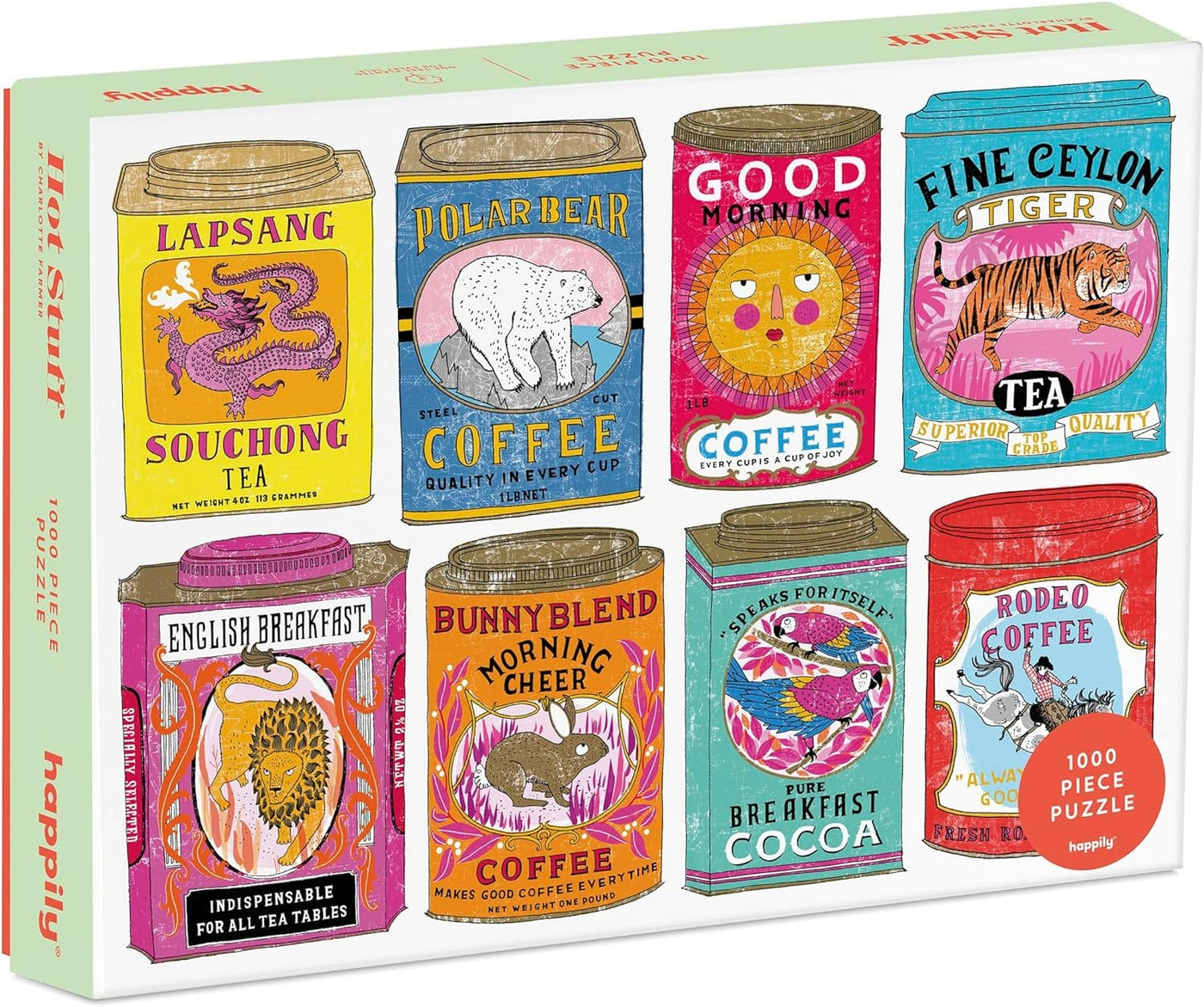 Happily Novelty Gifts Tea and Coffee Hot Stuff 1000 Piece Jigsaw Puzzle