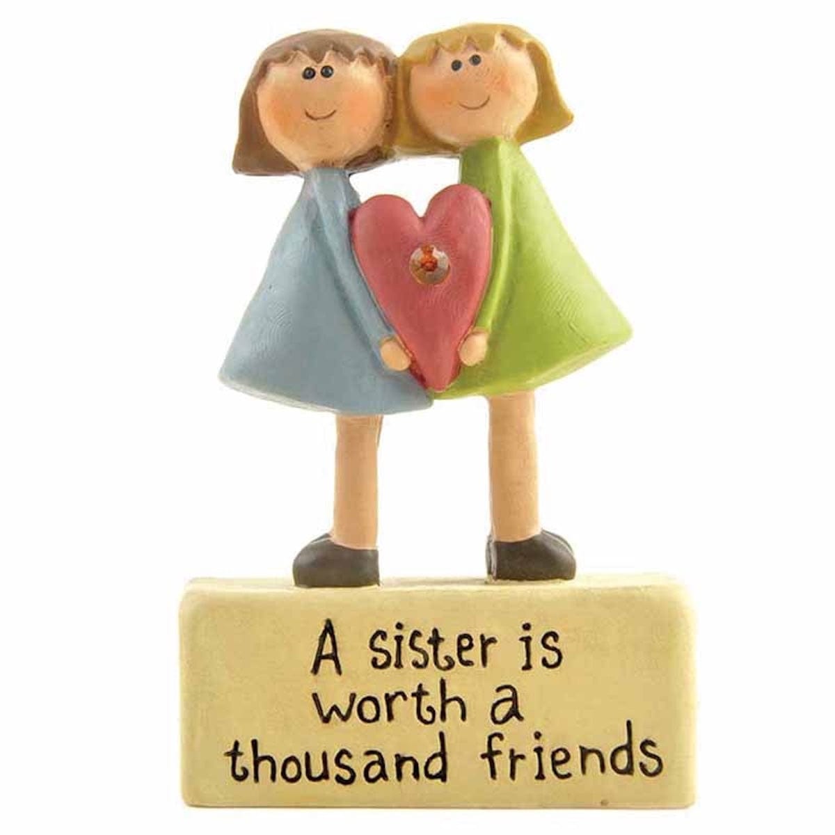 Heaven Sends Ornaments A Sister Is Worth A Thousand Friends Ornament