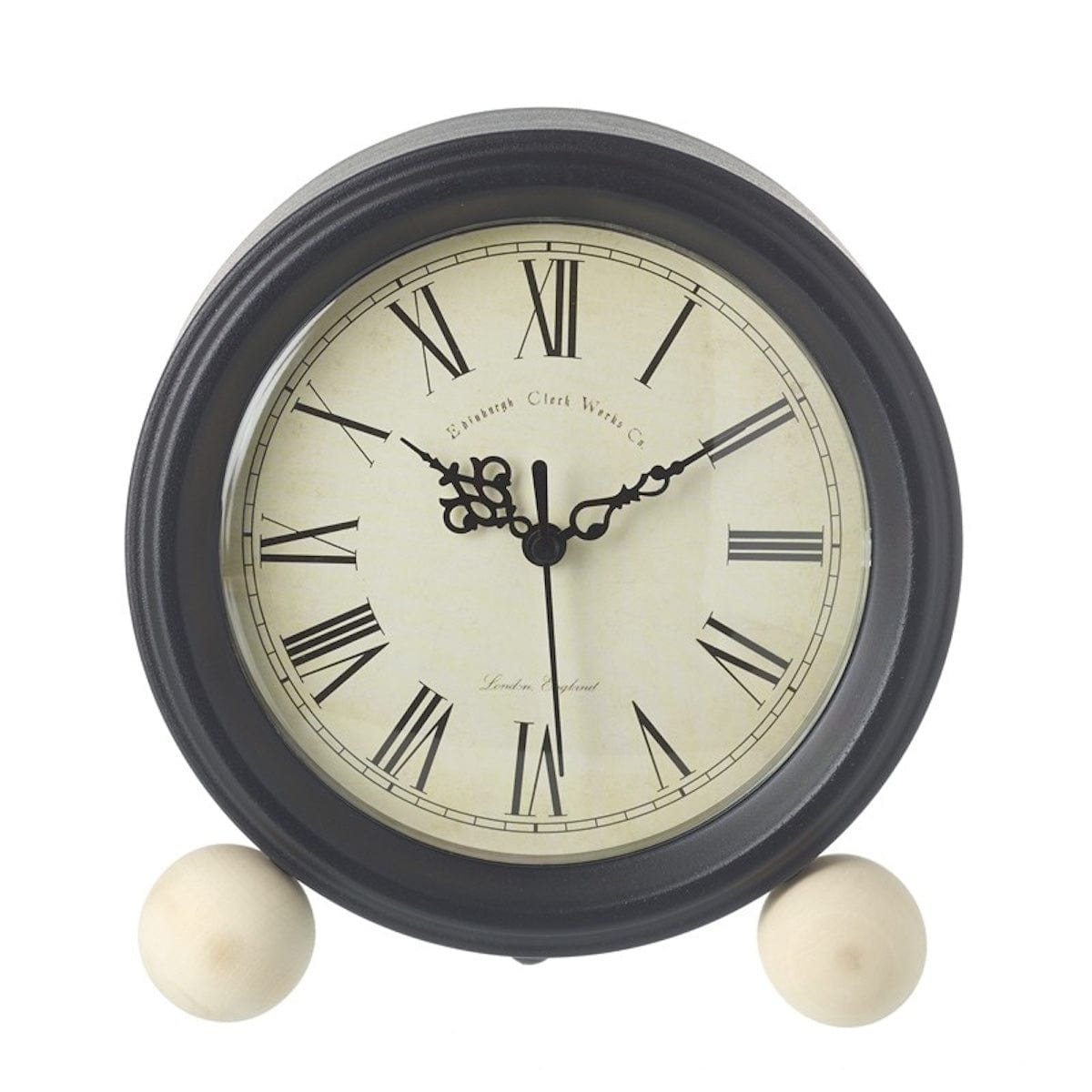 Heaven Sends Clock Antique Design Mantelpiece Clock with Ball Feet