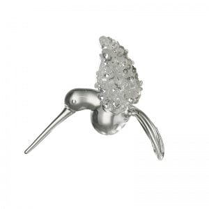 Heaven Sends Christmas Christmas Decorations Glass Bird with Silver Details Decorative Ornament