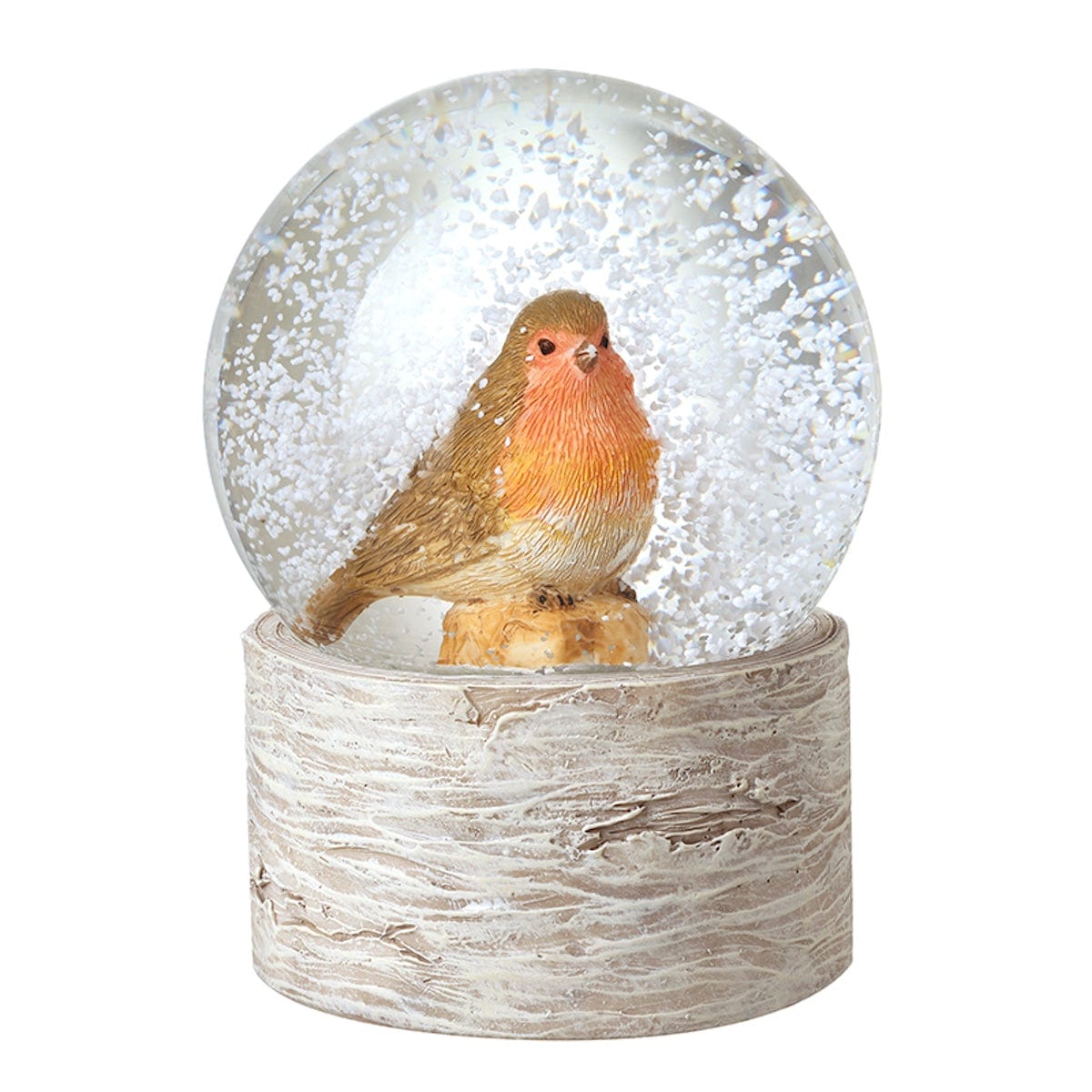 Heaven Sends Christmas Snow Globes Large Christmas Robin Snow Globe
