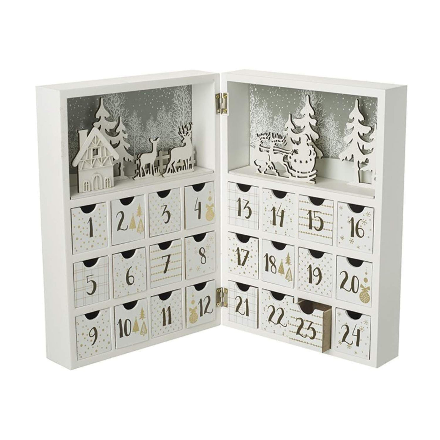Heaven Sends Christmas Advent Calendar Luxury Wooden Book Merry Christmas Advent Calendar