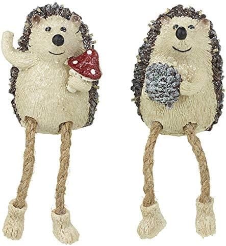 Heaven Sends Christmas Christmas Decorations Set of Two Hedgehog Christmas Decorations