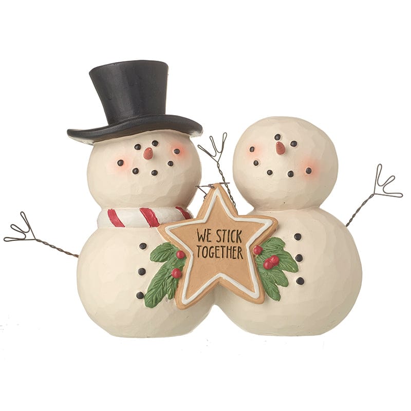 Heaven Sends Christmas Christmas Decorations Snowmen We Stick Together Christmas Decoration