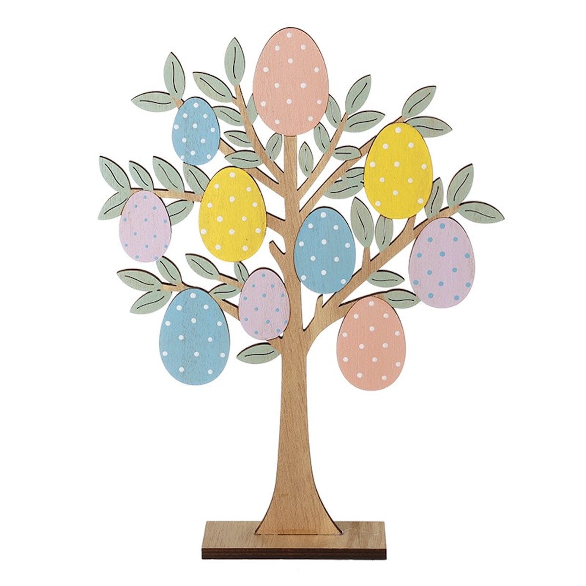 Heaven Sends Easter Decorations Colourful Wooden Easter Tree Decoration