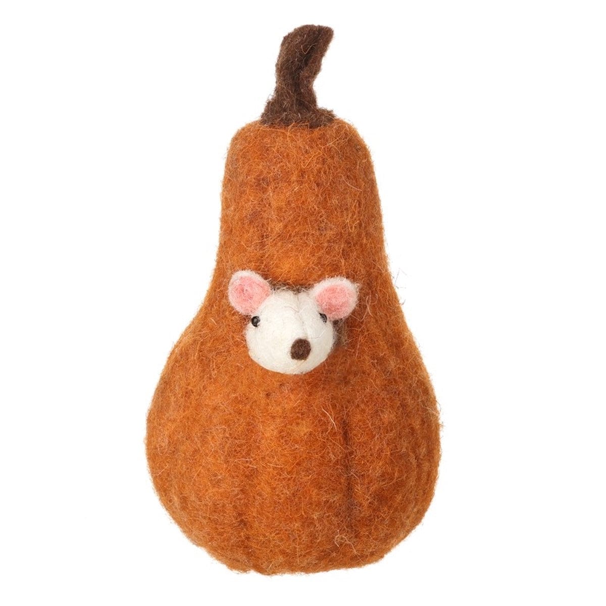 Heaven Sends Halloween Halloween Decoration Felt Mouse in Tall Pumpkin Halloween Decoration