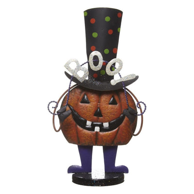 Heaven Sends Halloween Halloween Decoration Metal Boo! Pumpkin Halloween Decoration
