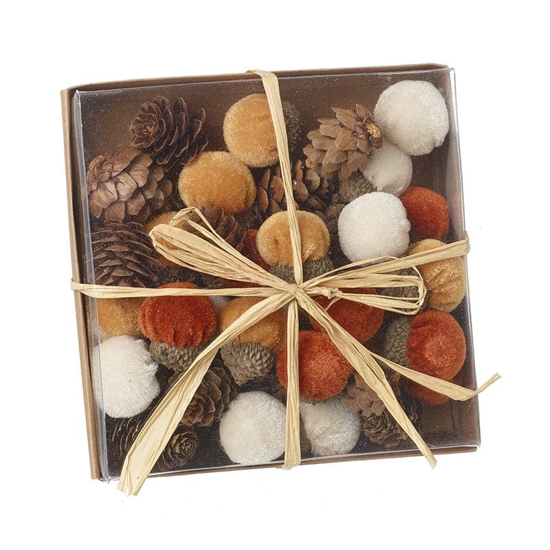 Heaven Sends Halloween Halloween Decoration Mixed Acorn and Pinecone Autumnal Decoration Set