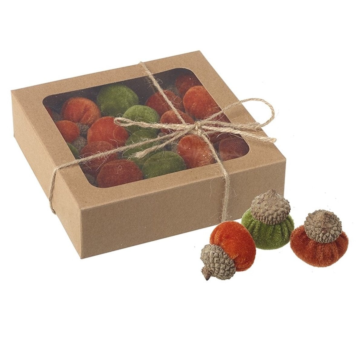 Heaven Sends Halloween Halloween Decoration Multicoloured Velvet Acorn Autumnal Decorations