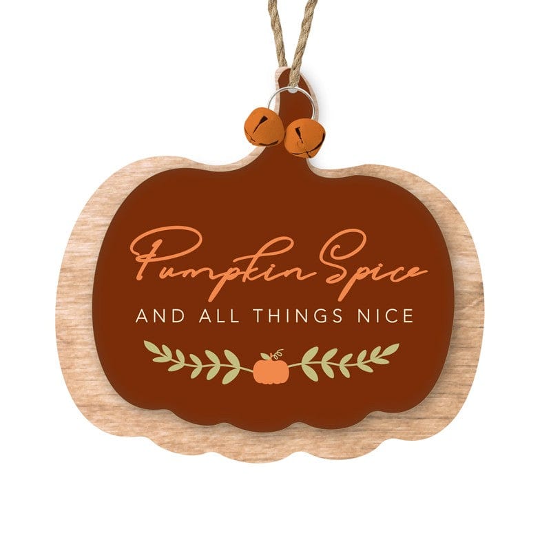 Heaven Sends Halloween Wall Signs & Plaques Pumpkin Spice and All Things Nice Wooden Decoration