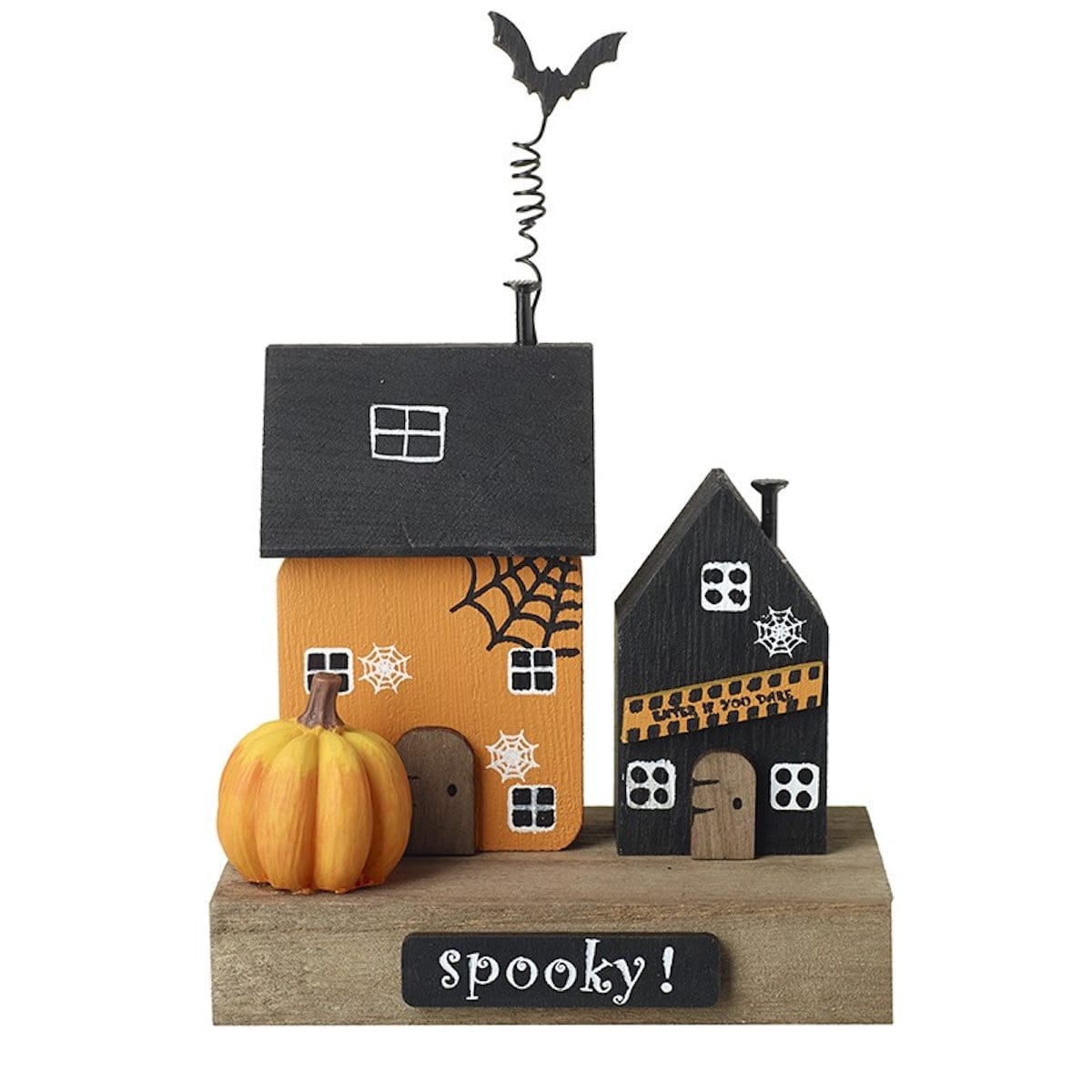 Heaven Sends Halloween Halloween Decoration Spooky Wooden Halloween House Ornament