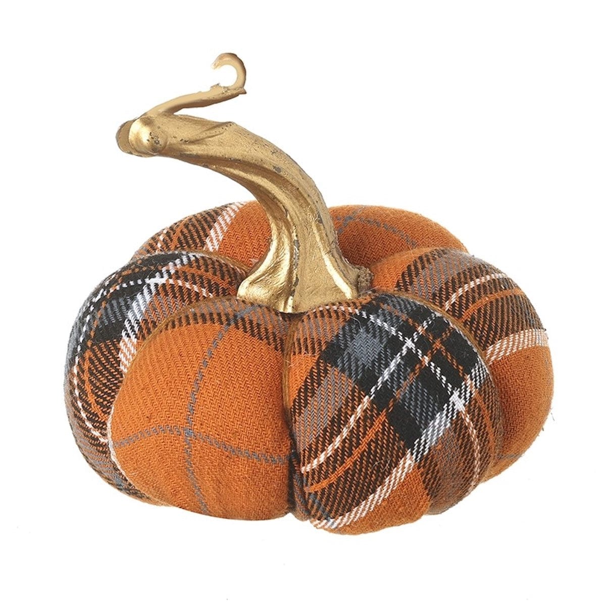 Heaven Sends Halloween Halloween Decoration Tartan Orange Pumpkin Halloween Decoration