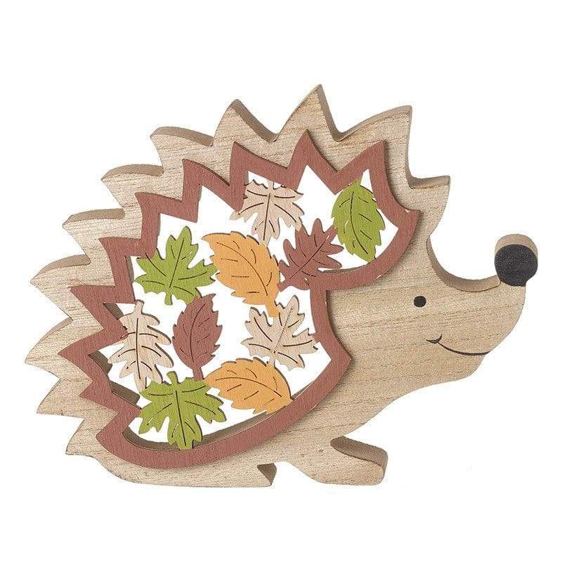 Heaven Sends Halloween Halloween Decoration Wooden Autumnal Hedgehog Ornament