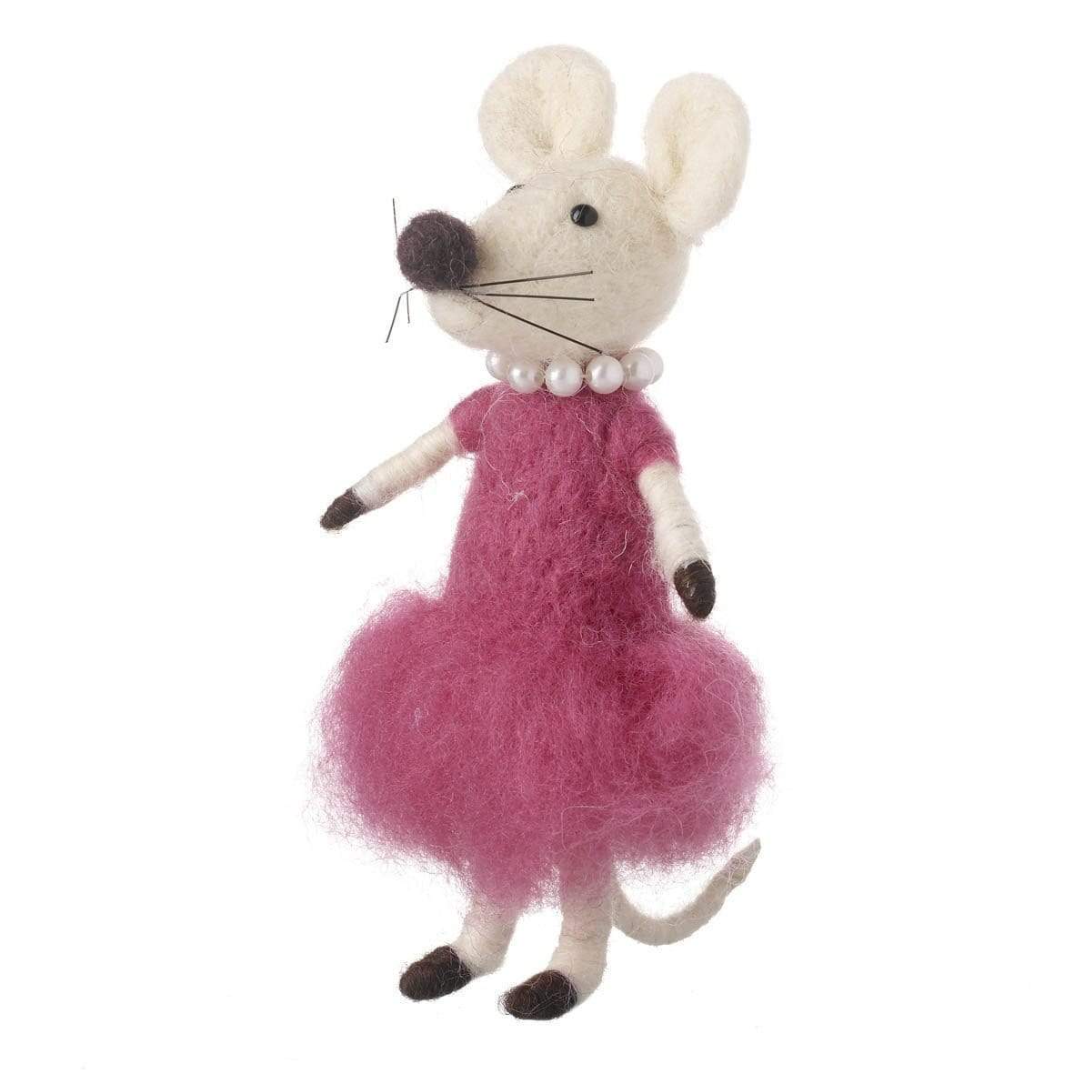 Heaven Sends Easter Decorations Standing Mouse Decoration with Pearl Detail