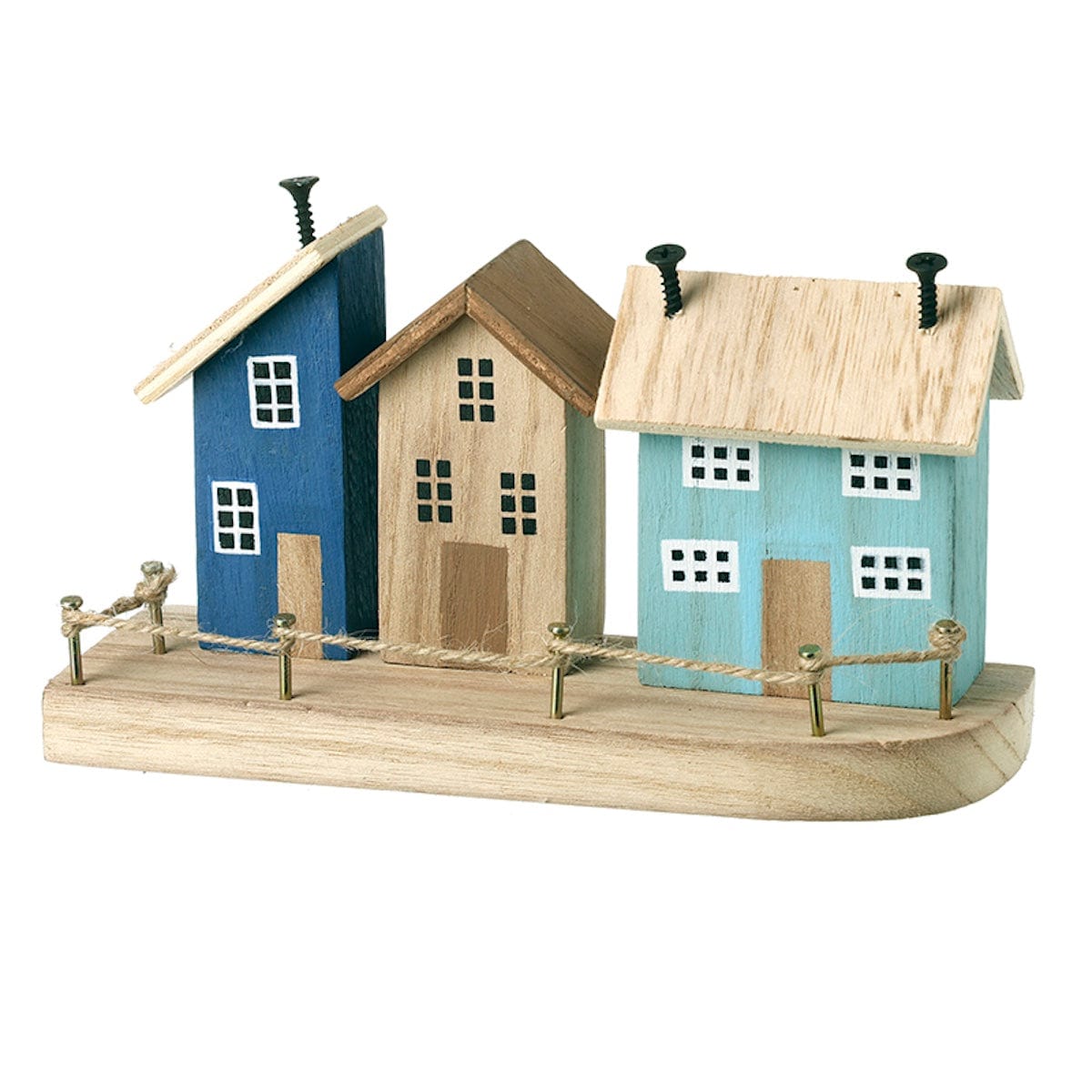 Heaven Sends Ornaments Wooden Nautical House Scene Ornament