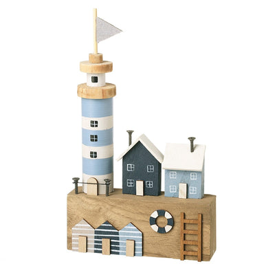 Heaven Sends Ornaments Wooden Seaside Town Nautical Decoration
